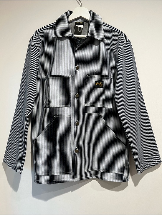 Stan Ray Other - Stan Ray Hickory Stripe Chore Coat Workwear Utility Jacket Small USA Made unisex